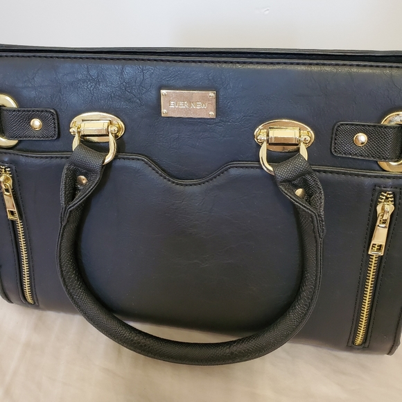 ⬇️ Ever New Faux Leather Satchel Crossbody Bag - Picture 3 of 14